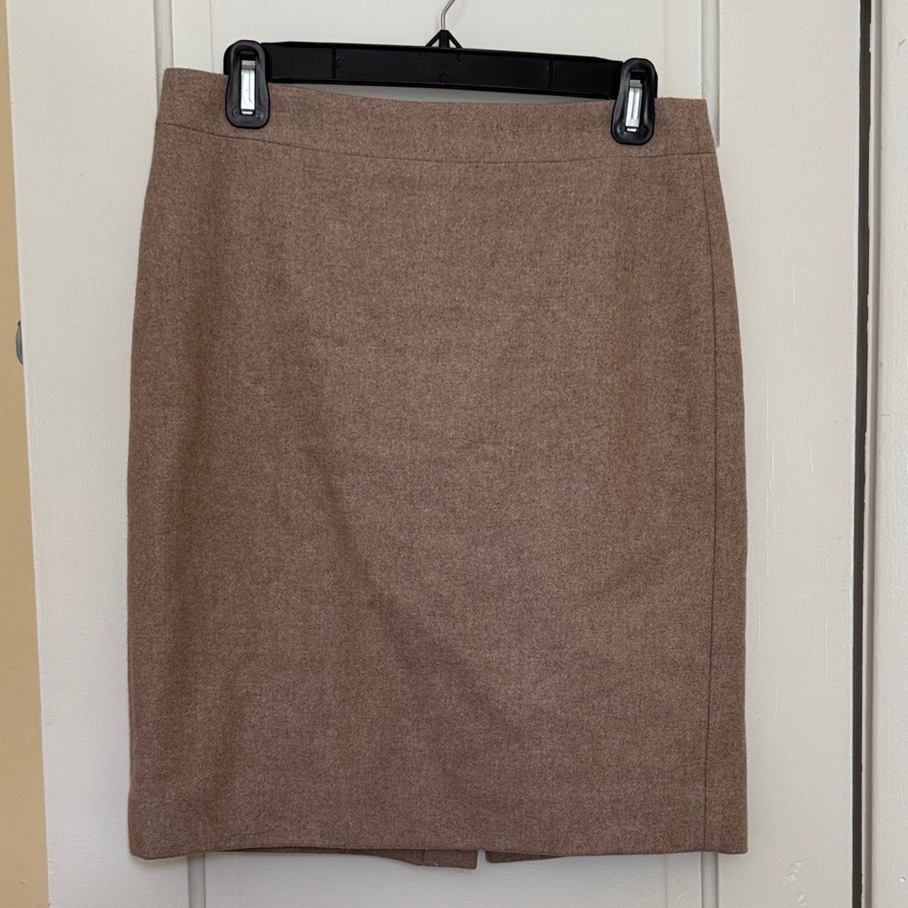 J. Crew Brown Pencil Skirt